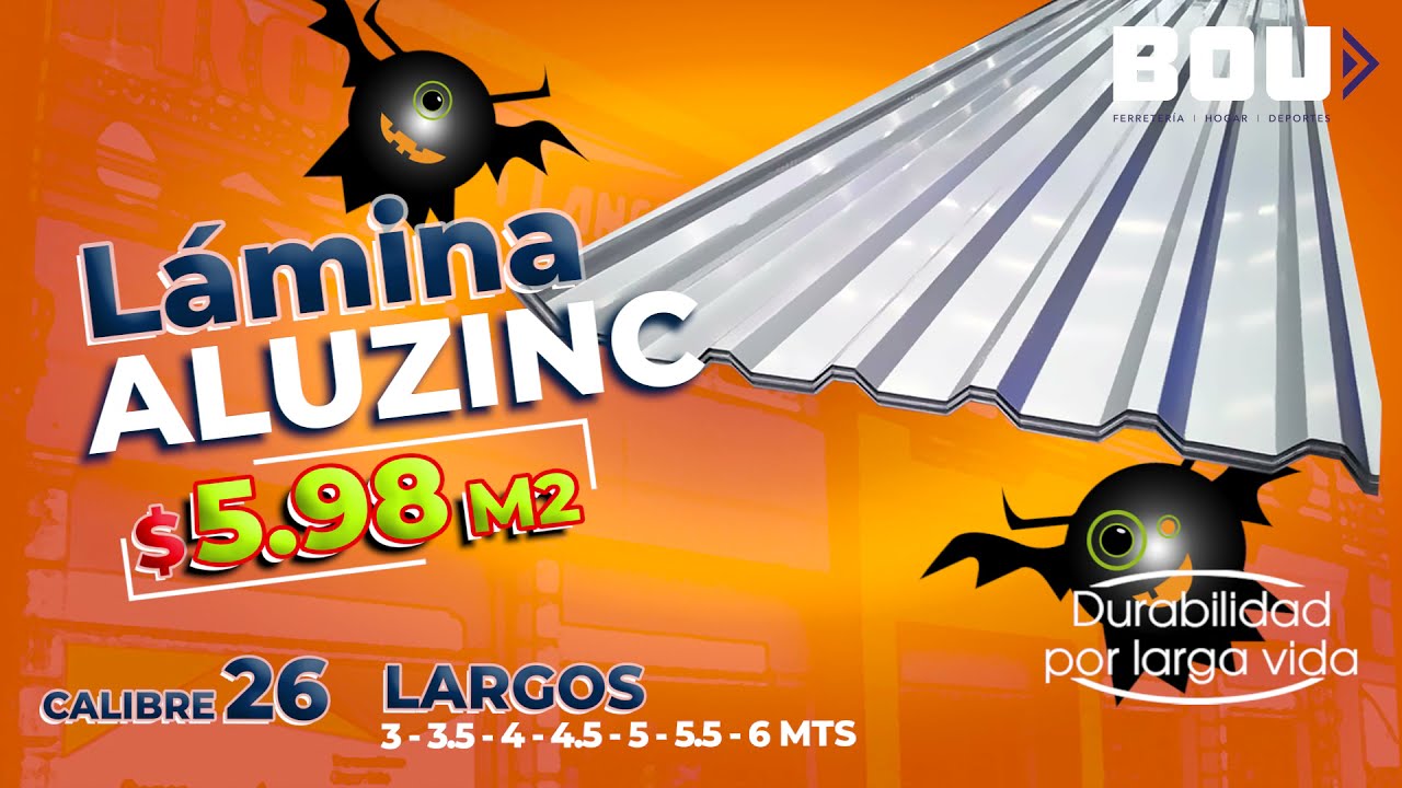 Promoción de lámina aluzinc y duralita
