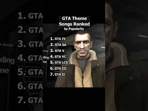 GTA Theme Songs Ranked!! #gta #gtaonline #videogamemusic