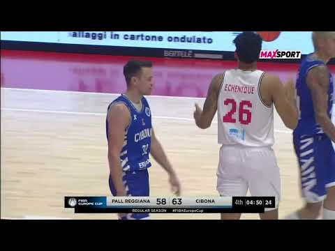 REGGIANA vs CIBONA 73:75 (3. kolo, Grupa J, FIBA Europe Cup)