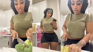 Cooking👩‍🍳 With Katt Leya😍🔥 In The Kitchen🥦 Serving Curves😍 | Instagram LIVE 1/7/2026