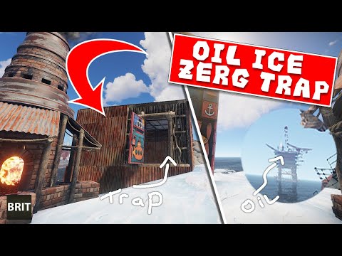 OIL RIG ICE BERG TRAP - Rust