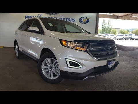 White 2017 Ford Edge SEL AWD Review Prince George BC - Prince George Motors