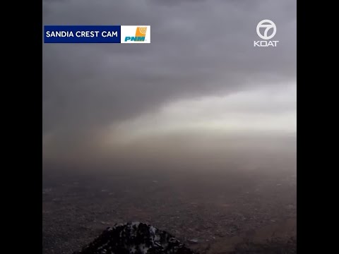 TIMELAPSE: Dust Storm moves through Albuquerque