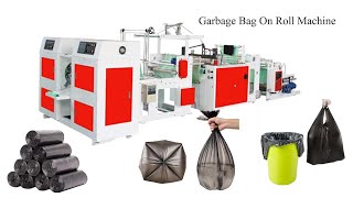 【YG Engineering】Automatic Garbage Bag On Roll Making Machine for Trash Bag Manufacturing Business