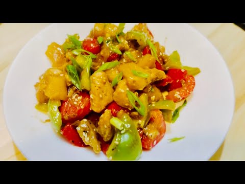 Hawaiian Pineapple Chicken | Sweet & Savory Chicken Recipe 🍍🍗