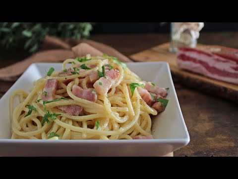 ABRUZZESE SPAGHETTI: Quick, tasty, and creamy.