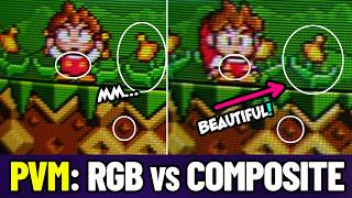 RGB vs Composite on a Sony PVM: Is Perfect Sharpness Overrated?