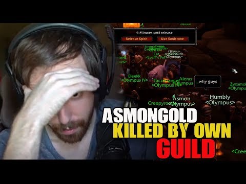 ASMONGOLD gets killed by HIS OWN GUILD || Olympus || Horde Mindcontrol || Classic WoW