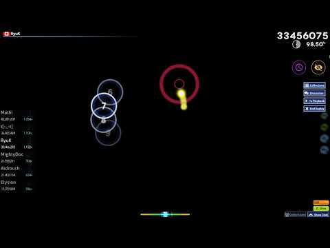 RyuK | Shoji Meguro - Kimi no Kioku (Aethral Remix) [Remembrance] +HDDT (97.86%) 3m 1906/2257x #1 DT