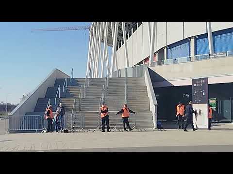 Cum se aude galeria Stelei din afara stadionului Ghencea. Steaua vs Dumbravita 02.11.2025