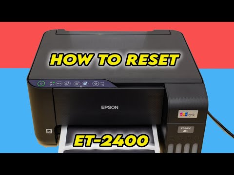 Epson EcoTank ET-2400: How to Reset the Wi-Fi Settings