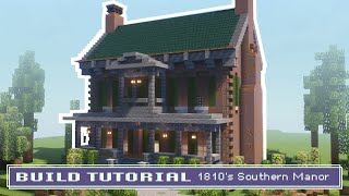 Historic 1810 Home Minecraft Build Tutorial