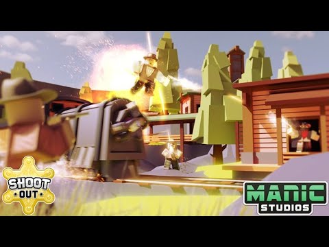 Jugando la copia de Roblox Arsenal del lejano oeste - Roblox Shoot Out!