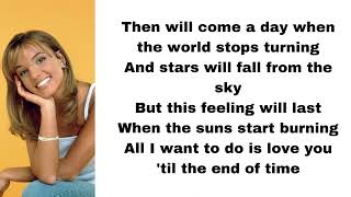 Britney Spears - I’ll never stop loving you (lyrics)