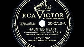 1948 HITS ARCHIVE: Haunted Heart - Perry Como