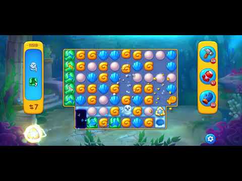 Fishdom level 11519 no boosters フィッシュダム ノーマル