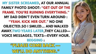 My Sister Screamed, At Our Annual Family Photo Shoot “Get Out of the Frame!..." So I...