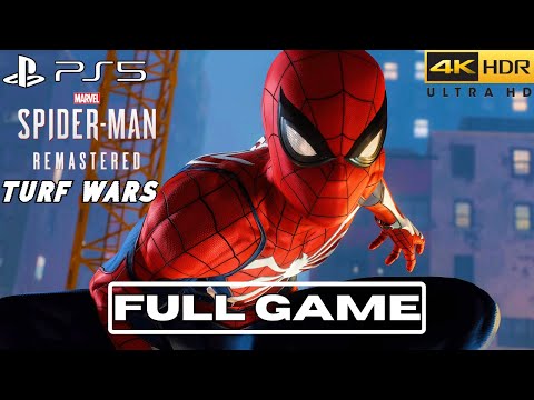 Spider-Man Remastered PS5 Turf Wars DLC Full Game 4K 60FPS
