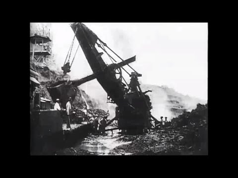 Historischer Dampf-Bagger wie zu Gabriele Münters Zeiten