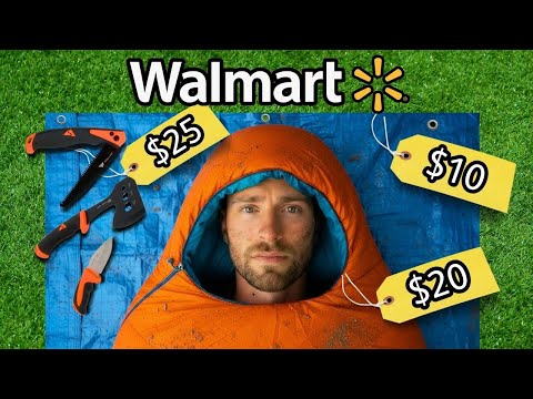 I Went Camping With Only $100 Worth Of Gear From Walmart