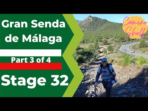 Gran Senda de Mlaga Stage 32 Part 3 of 4 Con to Start of Sierra de Mijas (Camino Shell)