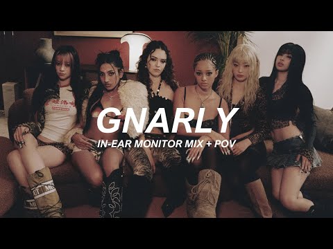 KATSEYE 'GNARLY' In-Ear Monitor Mix + Music Show POV