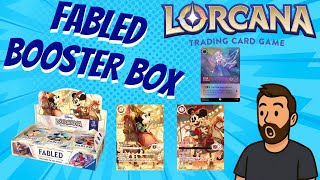 DID WE REALLY HIT AN ENCHANTED?? Unboxing Fabled by Disney Lorcana!