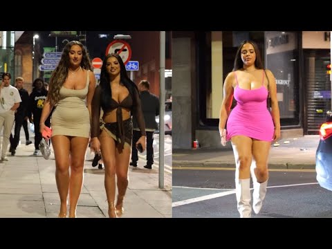 Crazy Nightlife in MANCHESTER 4K HDR 🇬🇧 | Best Moments, Beautiful Girls & Giant Night Walking Tour