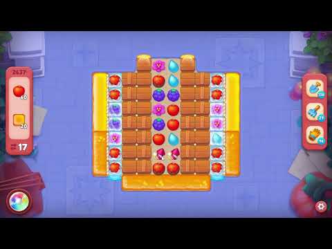 Gardenscapes 2637 Hard Level - 18 moves - NO BooSTERS