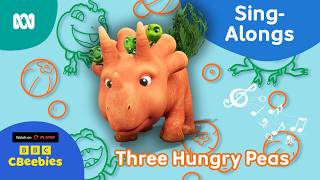 Vegesaurs: Three Hungry Peas Song 🎤🎶 | Fun Kids Sing along | CBeebies