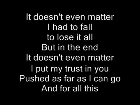 Deep end текст. In the end on the end разница. The end linkin park аккорды. In the end текст. In the end слова.