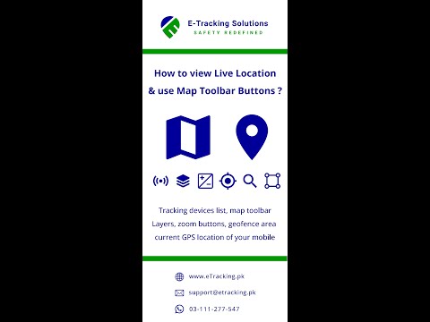 1- How to view Live Location & use Map toolbar buttons? - eTracking.pk Helping Guide Tutorials 2025