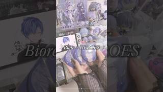 【にじさんじ】HEROES × ビオレ コラボ缶バッジをお迎えしました🚗💨￤ working video￤#グッズ #購入品紹介 #グッズ開封