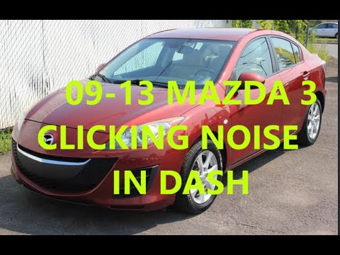 2010 Mazda 3  Clicking noise in dash air door actuator