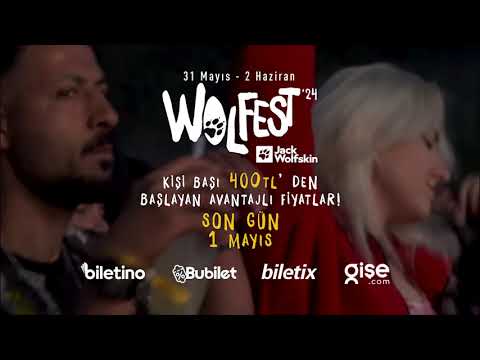 Wolfest'24 Kişi Başı 400 TL'den Başlayan Avantajlı Biletler İçin Son Gün 1 Mayıs!