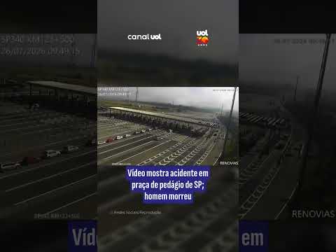 Grave acidente em pedágio na SP-340 deixa um morto e derruba cobertura em Campinas