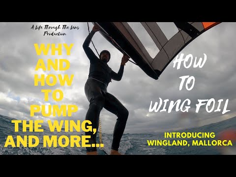 How to Wing foil. Learn how and why to pump the wing, and more...