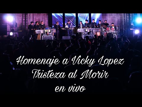 Eugenio Pedro y Su Marimba- Homeja a vicky lopez y tristeza al morir en vivo 