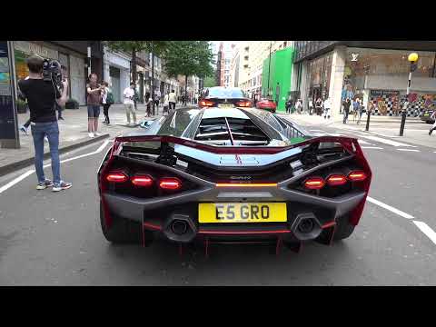 $4 million Lamborghini Sian V12 Sounds in London!!
