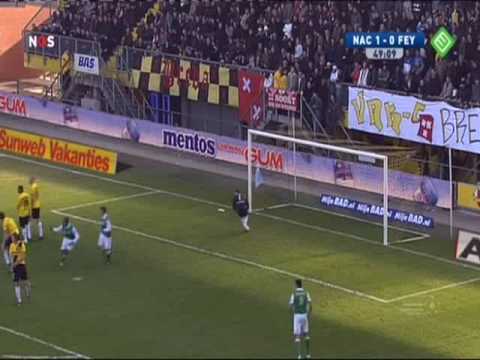 Eredivisie 2009 : J26 : NAC - Feyenoord : 1-2