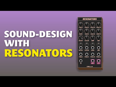 Sound-Design techniques with Resonators in VCV Rack