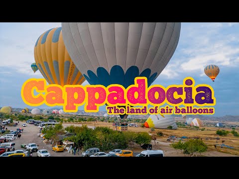 Cappadocia, Turkey ️🎈️🎈️🎈 The land of air balloons 🎈🎈🎈 4k Drone