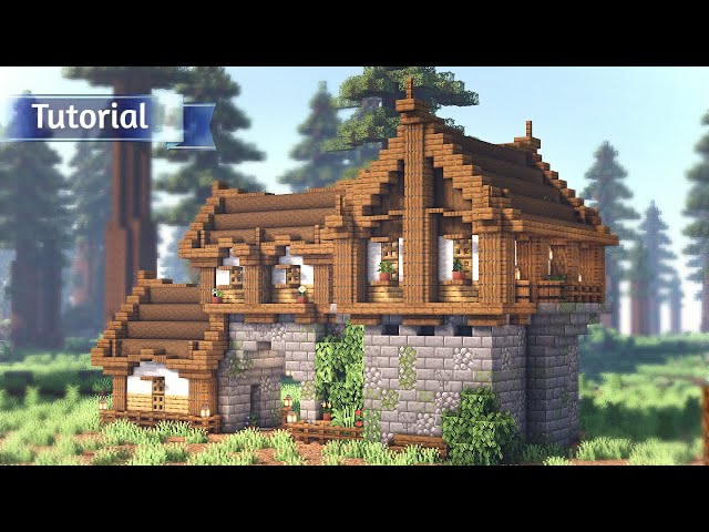 Big wooden house Minecraft Map