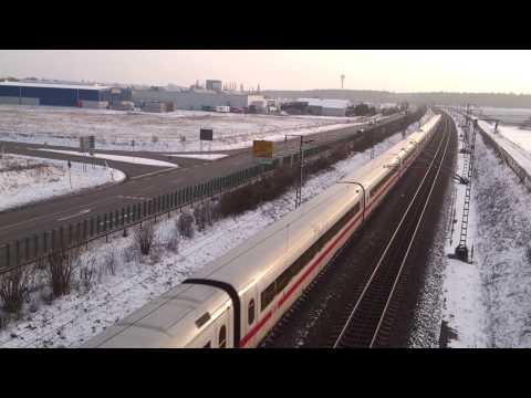 ICE 974 auf SFS Stuttgart-Mannheim mit 230-250km/h