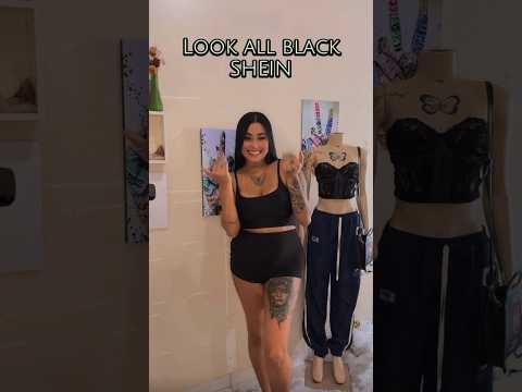 Look all black SHAIN 🖤✅ 【SHEIN99  #SHEIN99，#SHEINLocal, #SHEINforAll，#SHEINpartner