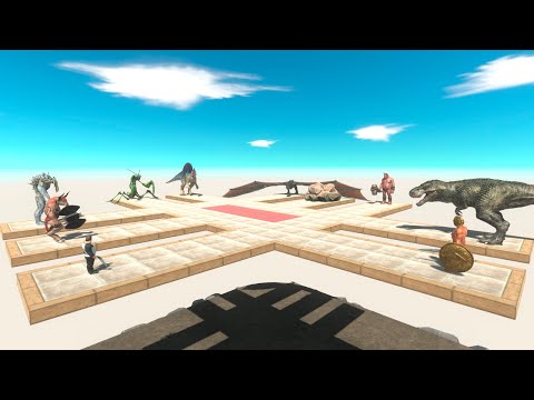 Random Battle Royale Sky Arena - Animal Revolt Battle Simulator
