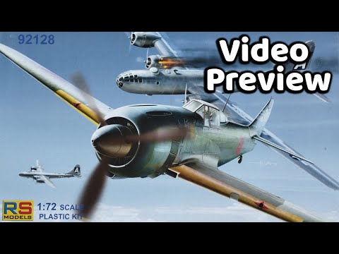 RS MODELS Kawasaki Ki-100-II (with Supercharger) in 1/72 scale (Unboxing)