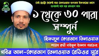 Download lagu Hifzul Quran Tilawat 1 To 30 Para | হিফজুল কুরআন ১ থেকে ৩০ পারা এক সাথে | Quri Saiful Islam Parvez mp3