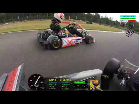 First time driving a 2-shifter kart (DD2 Rotax Max) - Outdoor Karting Genk (BE) - 2019/07/13 Stint#1