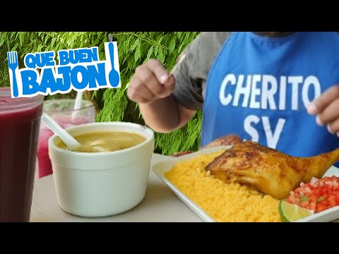 Tradicional Sopa de gallina en la Barranca, Sonsonate. 😋 ¡Que buen Bajón! 